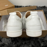 Authentic Christian Louboutin white leather sneakers 8UK 8 42