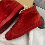 Authentic Christian Louboutin Red Suede Sneakers 9UK 43 10US