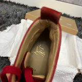 Authentic Christian Louboutin Red Suede Sneakers 9UK 43 10US
