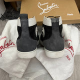 Authentic Christian Louboutin Black White Leather Shoes 8UK 9US 42