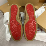 Authentic Christian Louboutin Kraft Brown Suede Sneakers 9.5UK 43.5 10.5US