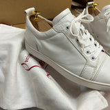Authentic Christian Louboutin White Leather Sneakers 7UK 41 8US