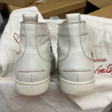 Authentic Christian Louboutin White Leather Sneakers 8.5UK 42.5 9.5US