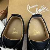 Authentic Christian Louboutin Blue Python Junior Sneakers 7.5UK 41.5 8.5US